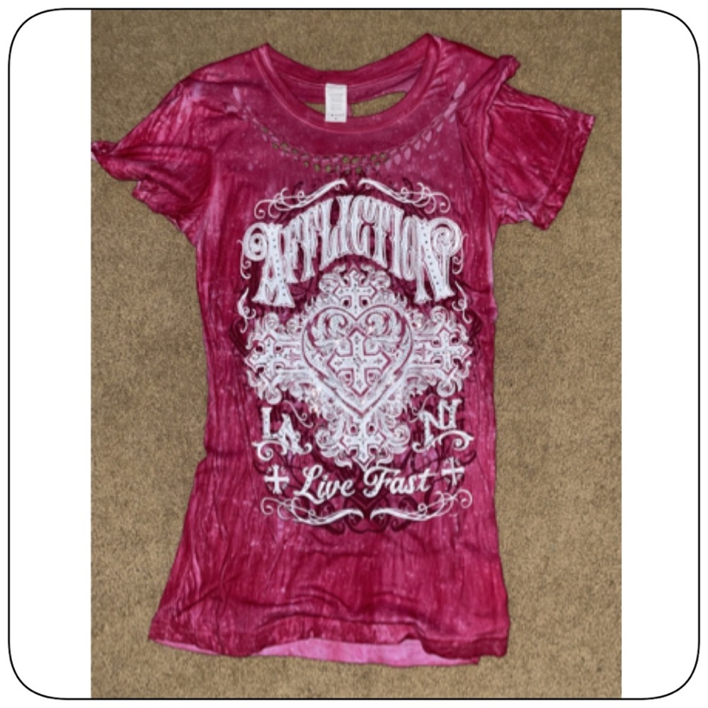 Affliction top from the buckle